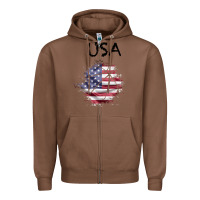 Chestnut USA Zipper Hoodie - Bettercallsaul