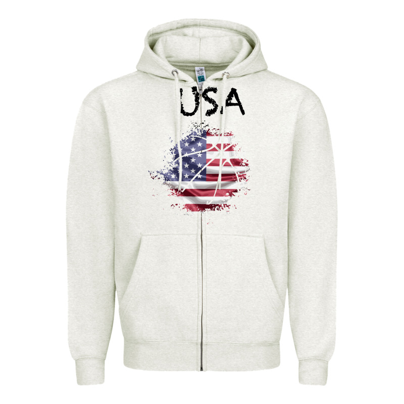 Usa Zipper Hoodie by Bettercallsaul | Teevron