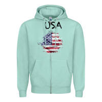 Seafoam USA Zipper Hoodie - Bettercallsaul