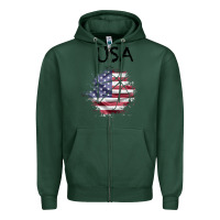 Sports Green USA Zipper Hoodie - Bettercallsaul
