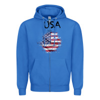 True Royal USA Zipper Hoodie - Bettercallsaul