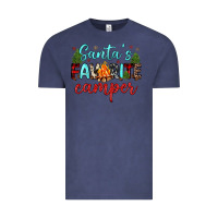 Vintage Denim santa s favorite camper Vintage Tee - JahusDesignShop