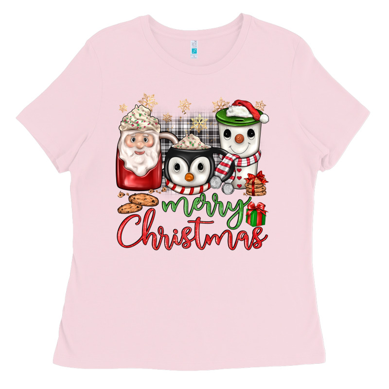 Merry Christmas Coffee Ladies Tee by JahusDesignShop | Teevron