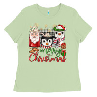Matcha merry Christmas coffee Ladies Tee - JahusDesignShop