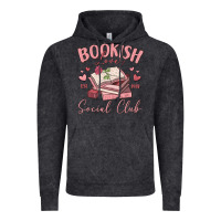 Vintage Black bookish lover social club Vintage Hoodie - MaliasSmallBusiness