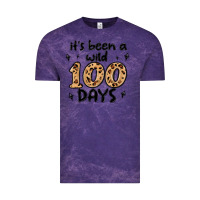 Cloud Purple its been a wild 100 days Vintage Tee - MaliasSmallBusiness
