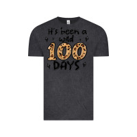 Vintage Black its been a wild 100 days Vintage Tee - MaliasSmallBusiness