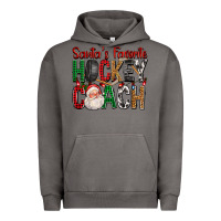 Pigment Tornado Santa's Favorite Hockey Coach For Christmas Urban Hoodie - FaDigitalArtStudio