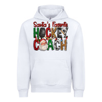 White Santa's Favorite Hockey Coach For Christmas Urban Hoodie - FaDigitalArtStudio