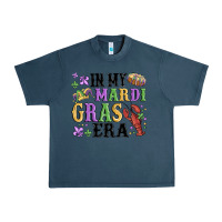 Midnight Navy in my mardi gras era Urban Heavy Tee - MaliasSmallBusiness