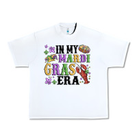 White in my mardi gras era Urban Heavy Tee - MaliasSmallBusiness