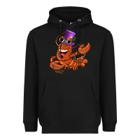 Black mardi gras crawfish Heavyweight Hoodie - CowGirlArtShop