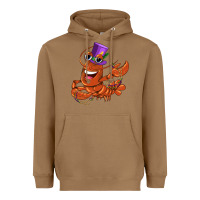 Toasted Coconut mardi gras crawfish Heavyweight Hoodie - CowGirlArtShop
