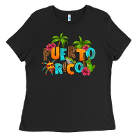 Black puerto rico Ladies Tee - AdoDesignShop