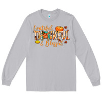 Moon Dust grateful thankful and blessed Long Sleeve Tee - MaliasSmallBusiness