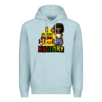 Blue Mist i am black history juneteenth Premium Hoodie - CowGirlArtShop