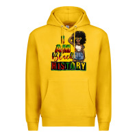 Lemon i am black history juneteenth Premium Hoodie - CowGirlArtShop