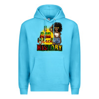 Ocean Blue i am black history juneteenth Premium Hoodie - CowGirlArtShop