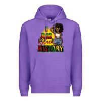 Purple i am black history juneteenth Premium Hoodie - CowGirlArtShop