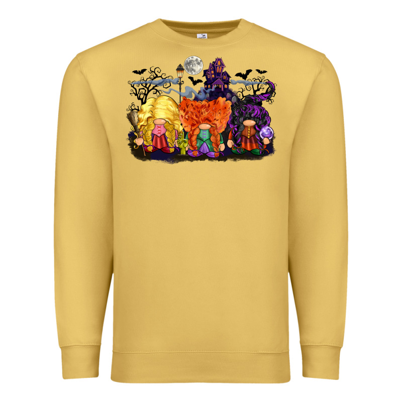 Hocus Pocus Gnomes Premium Sweatshirt by CowGirlArtShop | Teevron