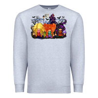 Heather Grey hocus pocus gnomes Premium Sweatshirt - CowGirlArtShop