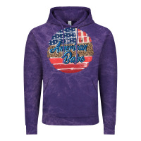Cloud Purple leopard merica Vintage Hoodie - MaliasSmallBusiness