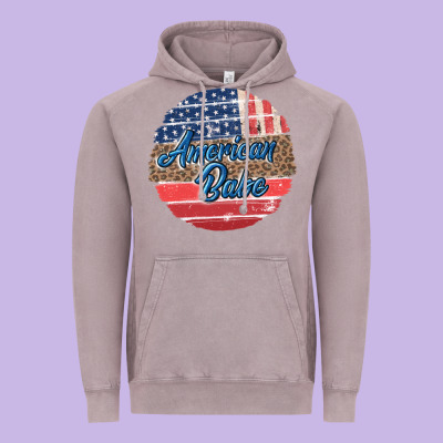 Leopard Merica Vintage Hoodie Designed By Maliassmallbusiness