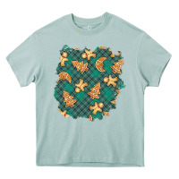 Christmas Gingerbread Cookies Patch Heavy Core Tee | Teevron