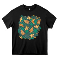 Black christmas gingerbread cookies patch Heavy Core Tee - BundleAndBundleShop