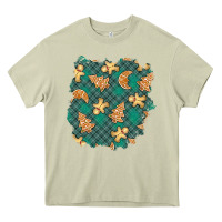 Mossy christmas gingerbread cookies patch Heavy Core Tee - BundleAndBundleShop
