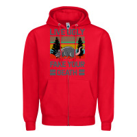 Red Lıve Ugly Fake Your Death Zipper Hoodie - Bettercallsaul