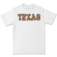 White texas serape sunflower Premium Tee - AdoDesignShop