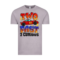 Vintage Zinc two fast two curious boys birthday racing car Vintage Tee - MaliasSmallBusiness