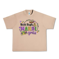Burro thick thighs mardi gras Urban Heavy Tee - MaliasSmallBusiness