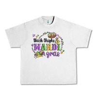 Lunar Rock thick thighs mardi gras Urban Heavy Tee - MaliasSmallBusiness