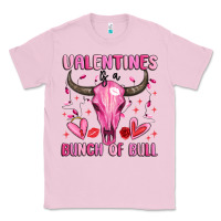 Bubblegum Pink valentines is a bunch of bull Classic Tee - MaliasSmallBusiness