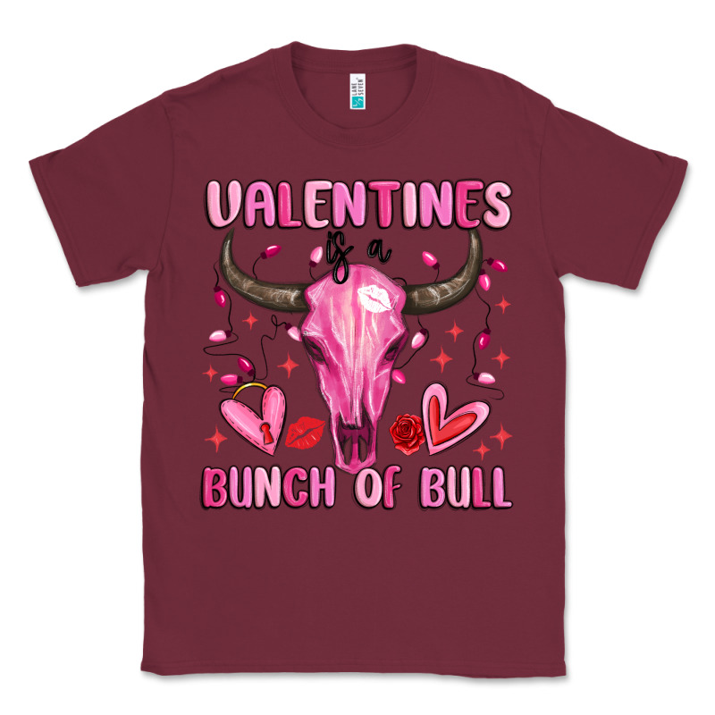 Valentines Is A Bunch Of Bull Classic Tee by MaliasSmallBusiness | Teevron