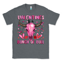 Charcoal Heather valentines is a bunch of bull Classic Tee - MaliasSmallBusiness
