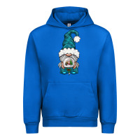Cobalt winter gnome with snow globe Urban Hoodie - BundleAndBundleShop