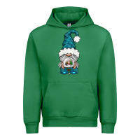 Emerald winter gnome with snow globe Urban Hoodie - BundleAndBundleShop