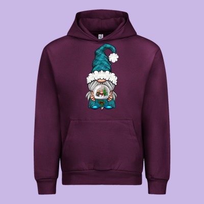 Winter Gnome With Snow Globe Urban Hoodie Designed By Bundleandbundleshop