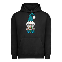 Pigment Black winter gnome with snow globe Urban Hoodie - BundleAndBundleShop
