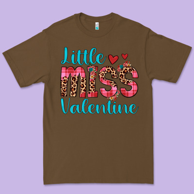 Little Miss Valentine Premium Tee Designed By Jahusdesignshop