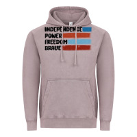 Vintage Zinc indepence power freedom brave Vintage Hoodie - MaliasSmallBusiness