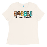 Bone gobble til you wobble thanksgiving turkey Ladies Tee - RanaPortraitStore