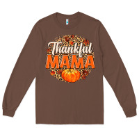 Chestnut Thankful Mama Long Sleeve Tee - MaliasSmallBusiness