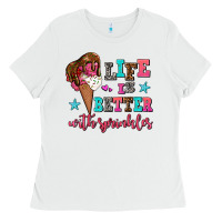 White life is better with sprinkles Ladies Tee - AdoDesignShop