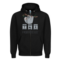 Black Periodically Zipper Hoodie - Bettercallsaul