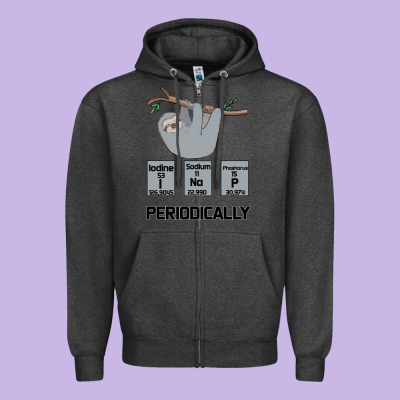Periodically Zipper Hoodie Designed By Bettercallsaul