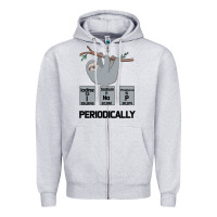 Heather Grey Periodically Zipper Hoodie - Bettercallsaul